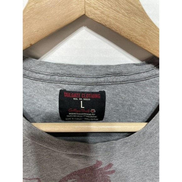 Iowa State Cyclones Vintage Style Graphic Shirt, Womens Large, Grey, Tailgate - Picture 3 of 8